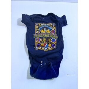 Liquid Blue Grateful Dead Winterland Ballroom Navy Baby Bodysuit 0-6 Months